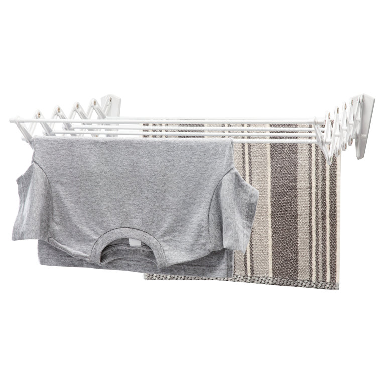 Woolite WallMounted Drying Rack Wayfair